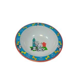 1996 Vintage 90s Walt Disney 101 Dalmatians Melamine Kids Bowl Home Presence
